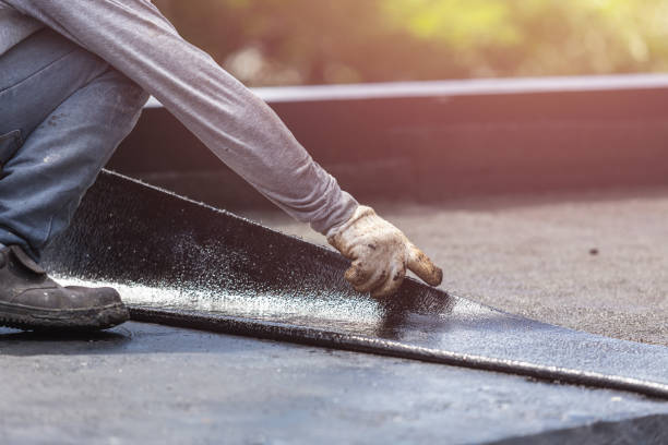 Professional Emergency Waterproofing technician working in Robbinsville, NJ